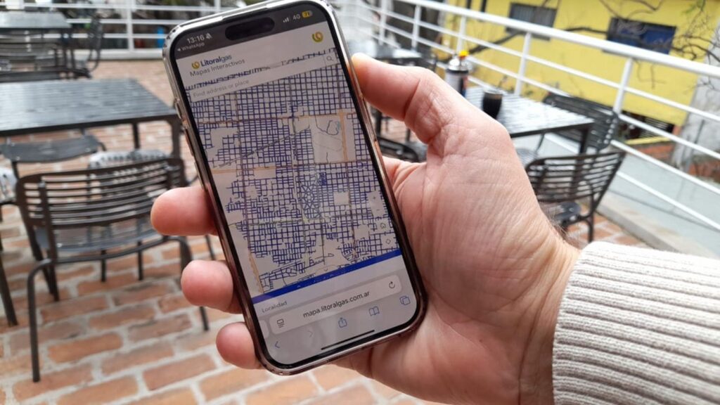 Litoralgas lanzó GasMap: un “GPS” público de su red de gas natural