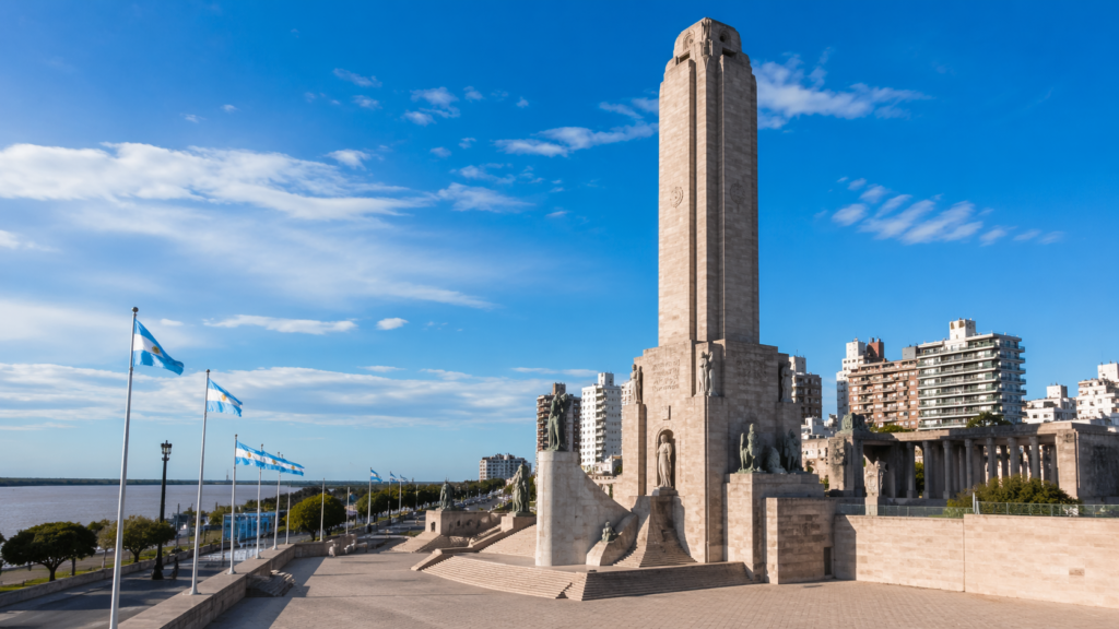 Obra Monumento Bandera Rosario paralizada deuda