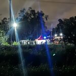 Escena del homicidio en Funes donde hallaron el cuerpo de Ramiro Nast