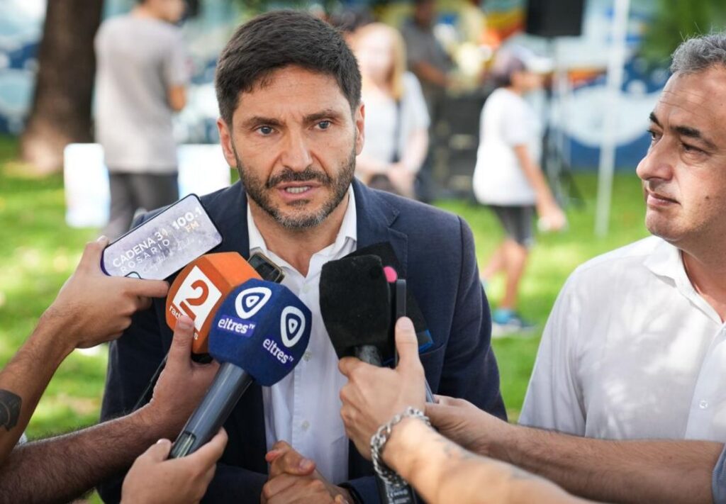 Gobernador Maximiliano Pullaro declaraciones sobre ruta A012 y traspaso de Nación a Provincia de Santa Fe