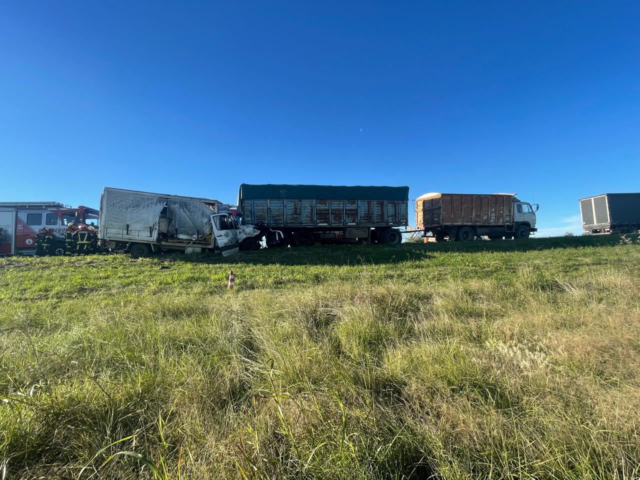Accidente fatal autopista Rosario Córdoba Carcarañá km 339