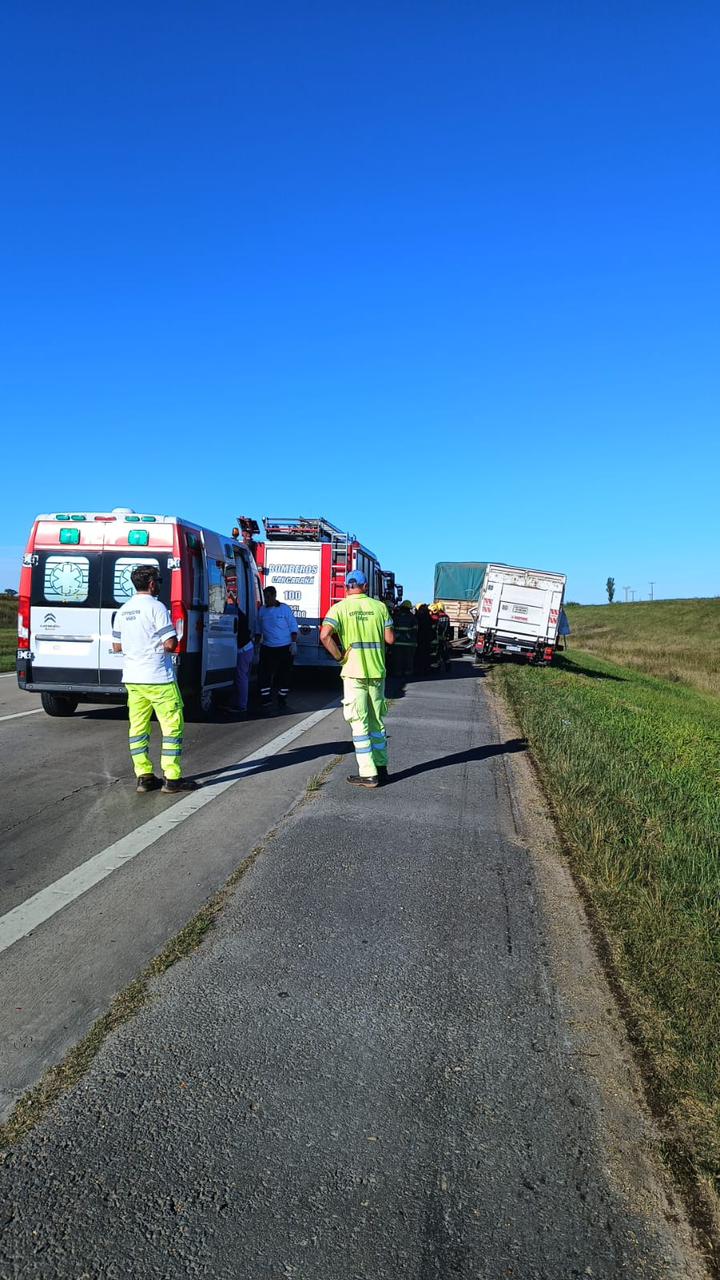 Accidente fatal autopista Rosario Córdoba Carcarañá km 339