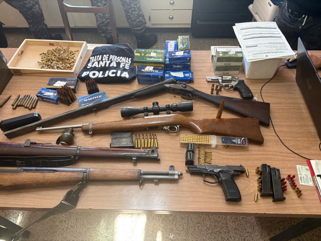Casilda armas detenidos allanamiento trata personas PDI