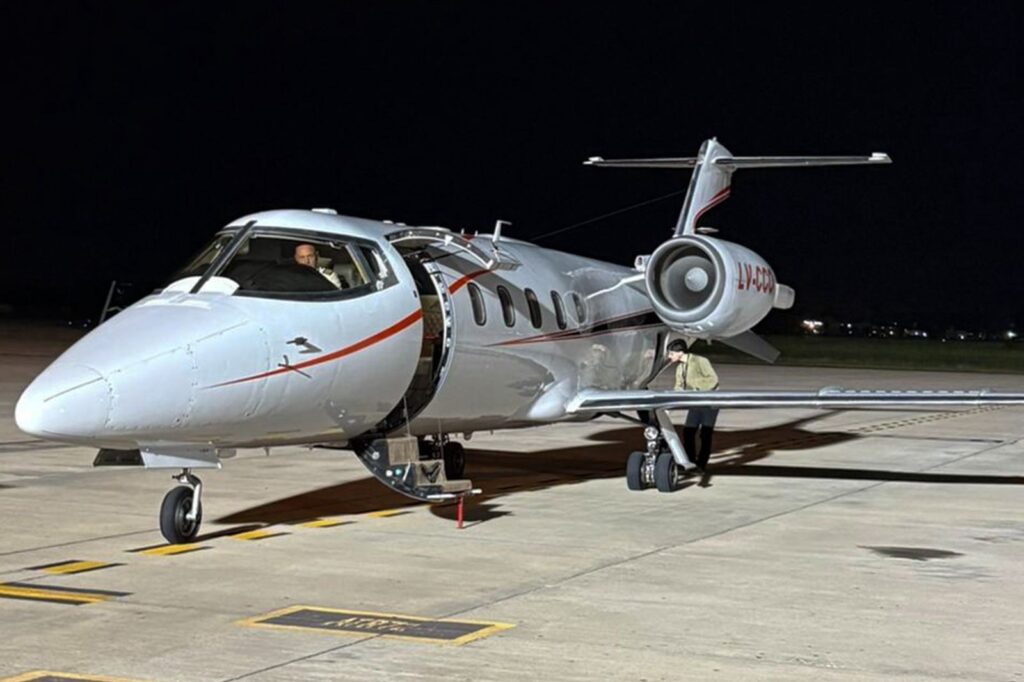 Donación órganos Santa Fe avión sanitario Cudaio trasplantes