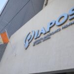 Edificio de Iapos donde se gestionan los reintegros plus a afiliados