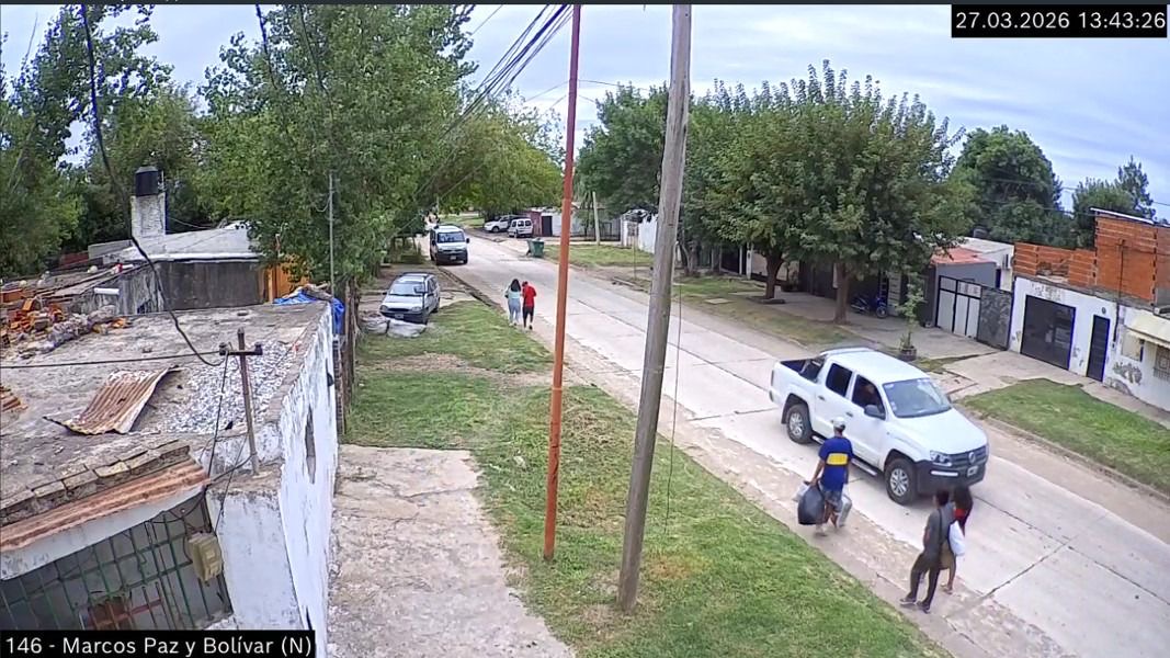 Cámara de seguridad sistema Lince Villa Gobernador Gálvez