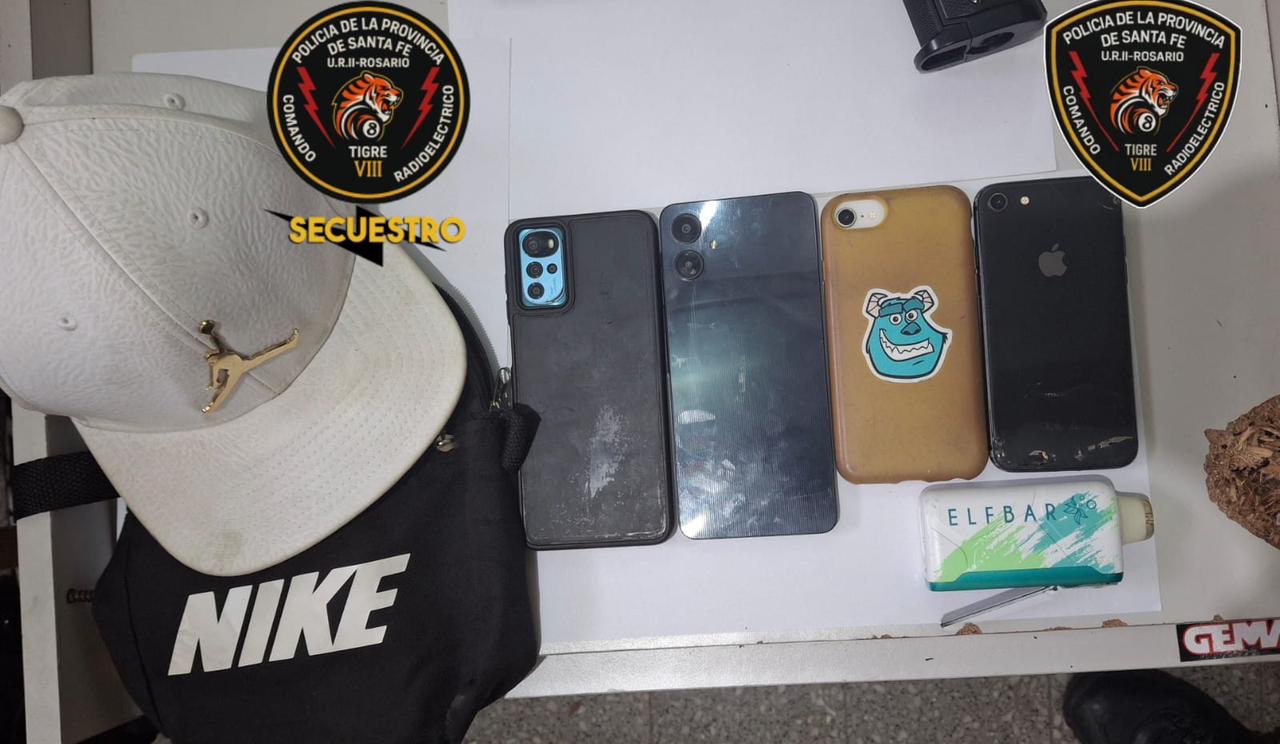 Menores demorados arma aire comprimido Rosario Parque Scalabrini Ortiz