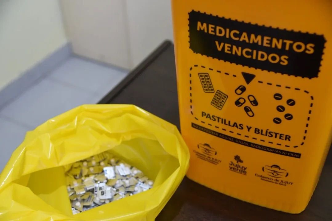 Contenedor de Puntos Amarillos para medicamentos vencidos Santa Fe