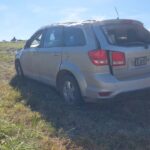 Vuelco en autopista Rosario - operativo de Protección Civil tras vuelco de camioneta a la altura de Kentucky