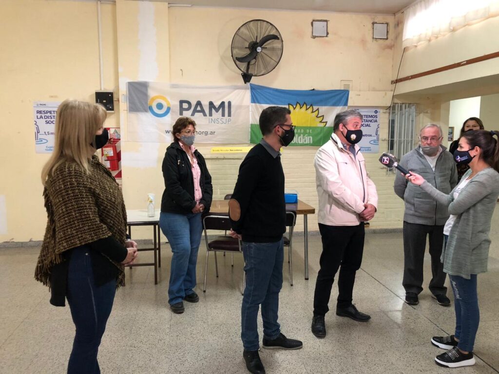 Roldán: Habilitaron el puesto de atención de PAMI que trabajará en el Centro de Jubilados