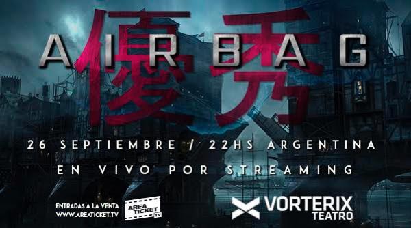 Airbag anuncia su show vía Streaming