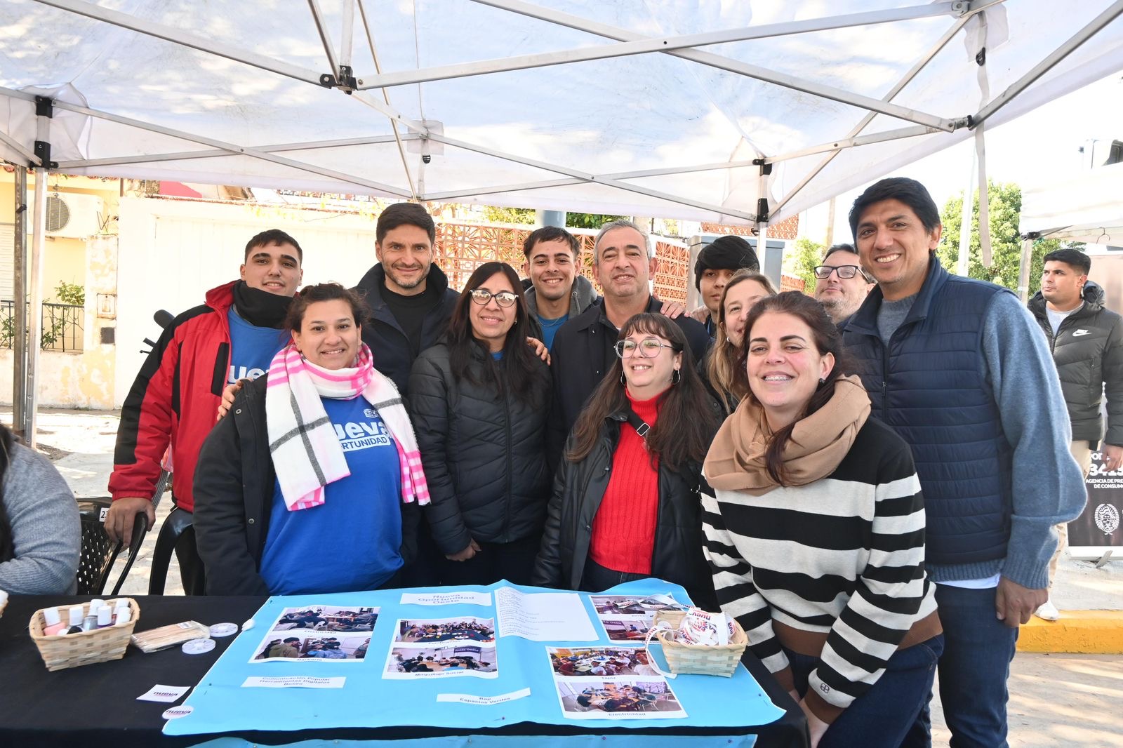 Actividades territoriales en la inauguración avenida Rouillón