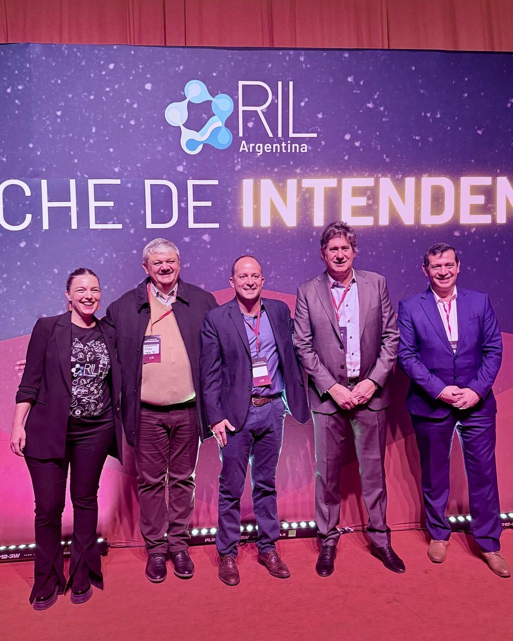 Roly Santacroce en la Noche de los Intendentes organizada por RIL Argentina en Rosario