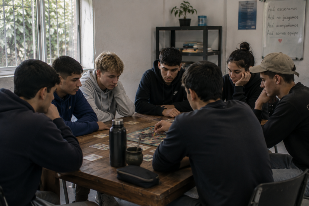 Centro de adicciones Funes Fundar Vida tratamiento grupal