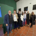 Cerebro en Juego Funes: la diputada Brouwer junto al equipo organizador de la jornada