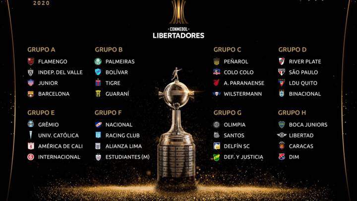 Conocé los días y horarios de River, Boca, Racing, Tigre y Defensa para la Libertadores