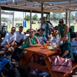 Jugadores y publico de Copa Pymes Damfield en una jornada en Estancia Damfield