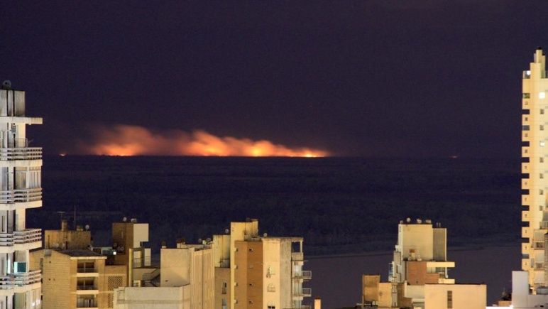 El humo de las islas está llegando a Funes