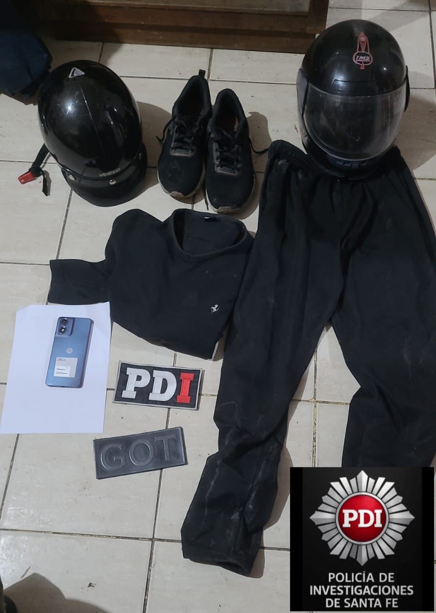 Elementos secuestrados en la causa por robos de celulares Rosario