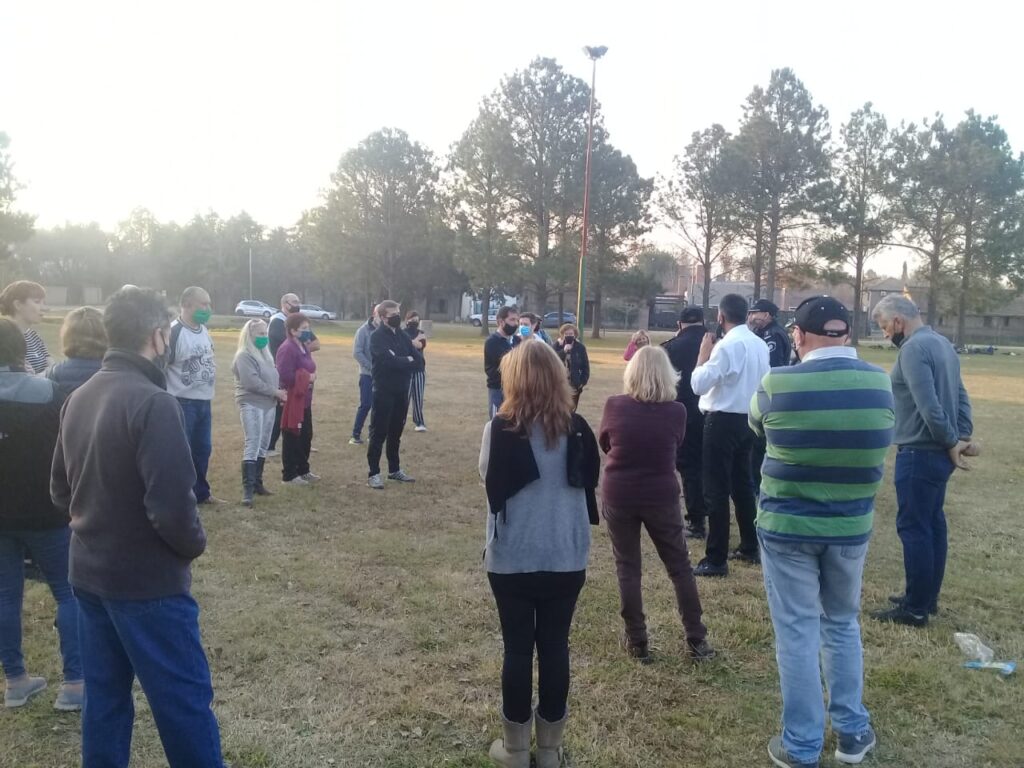 Encuentro con vecinos para mejorar la seguridad