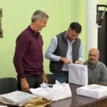 Apertura de sobres para el ensanche Ruta 14 en Bigand con autoridades de Vialidad