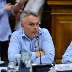 El diputado Esteban Paulón en el Congreso de la Nación durante la presentación de su proyecto de eutanasia