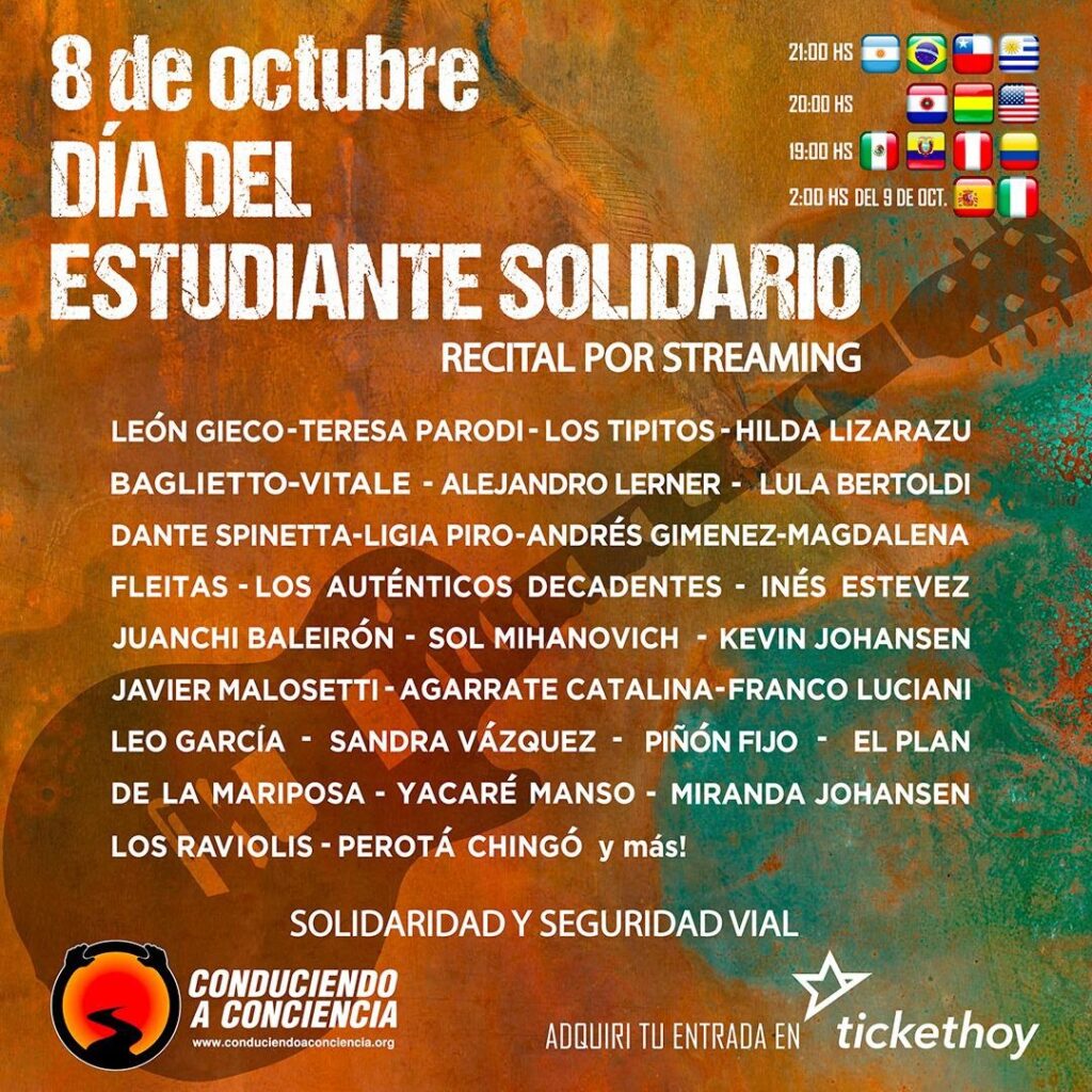 Hoy: show vía streaming de Teresa Parodi, León Gieco, Los Tipito, Los Auténticos Decadentes y otros!