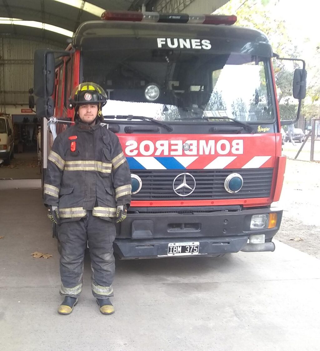 Joven bombero funense nos cuenta su experiencia