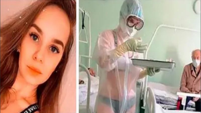 La enfermera que atendía en ropa interior a pacientes con coronavirus tiene un nuevo trabajo