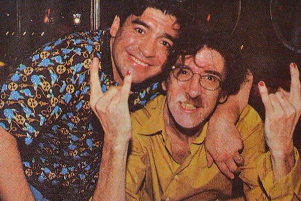 La estrecha relación de Diego Armando Maradona con el mundo del rock