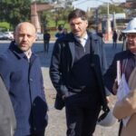 Funcionarios de Santa Fe en una recorrida mientras se debate la nueva Ley de Biocombustibles