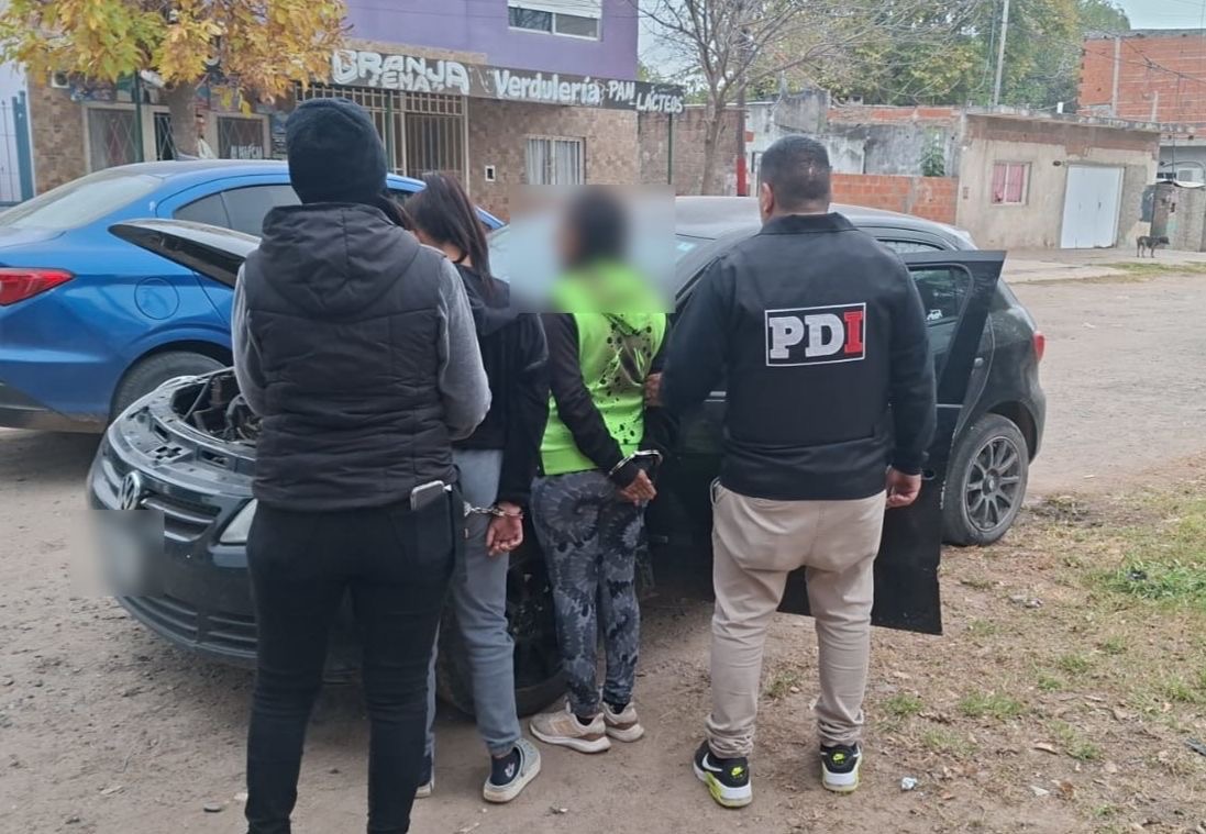 Operativo de la PDI con el VW Gol Trend identificado por Lince Rosario