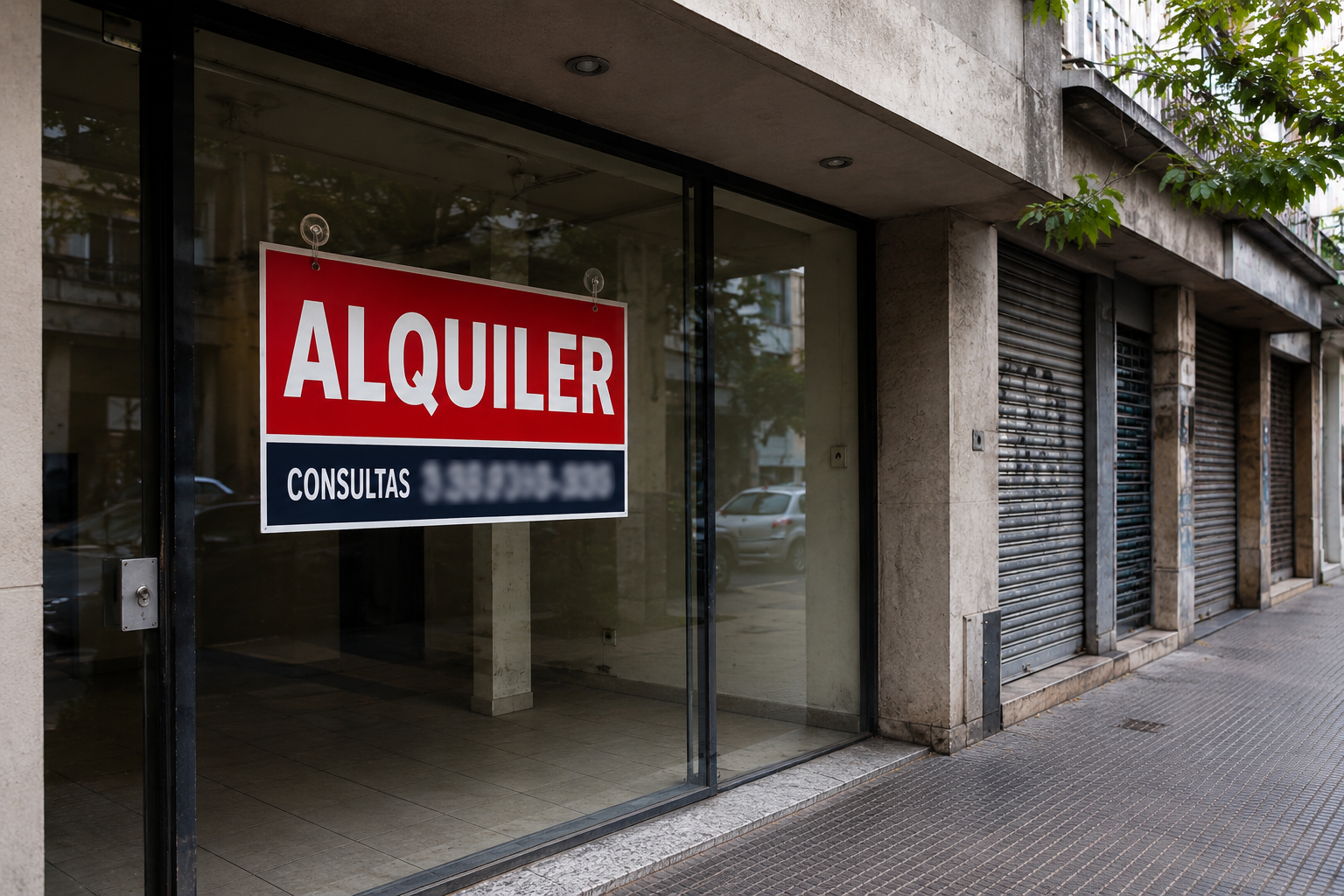 Locales vacíos en Rosario: la postal de las persianas bajas y los carteles de alquiler se repite en distintas zonas comerciales