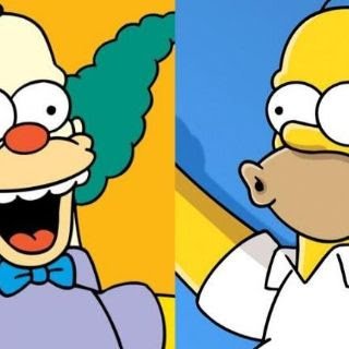 Los Simpson: misterio revelado, por qué Homero y Krusty son iguales