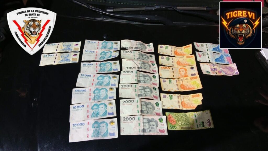 microtráfico Ayala Gauna: 130.000 pesos secuestrados por Comando Radioeléctrico Tigre VI