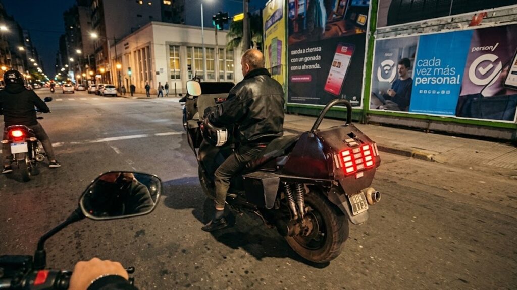 Moto Rosario York: la moto modificada con chapas que se viralizó en Rosario y desató comparaciones con Batman