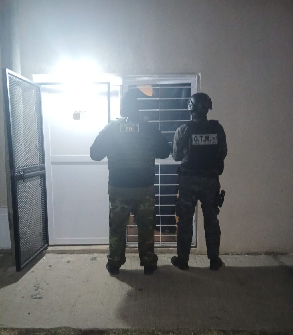 Operativo PDI narco extorsión Rosario allanamiento Florida 200