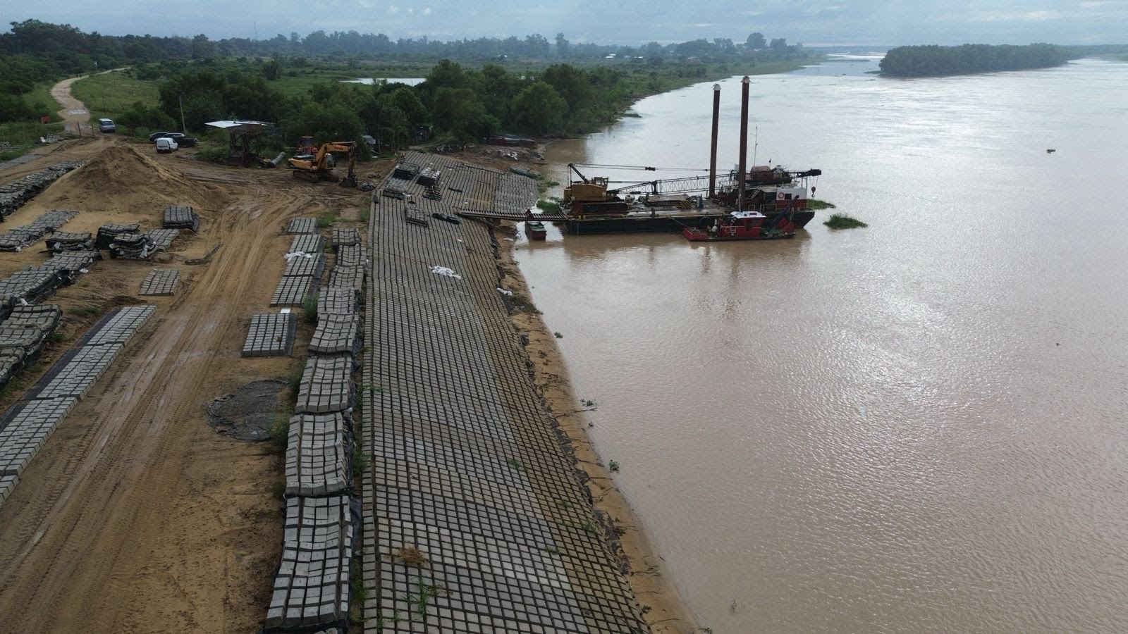 inversión hídrica Santa Fe defensas sobre el río
