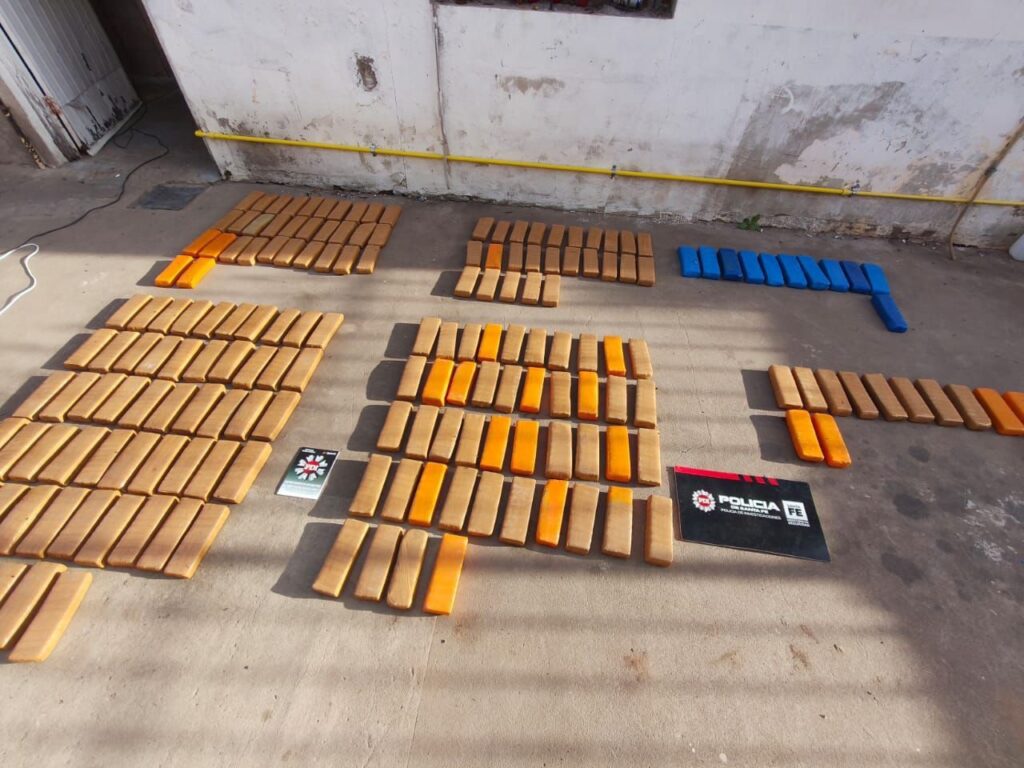 Operativo narco Serodino: secuestro de 109 kilos de marihuana