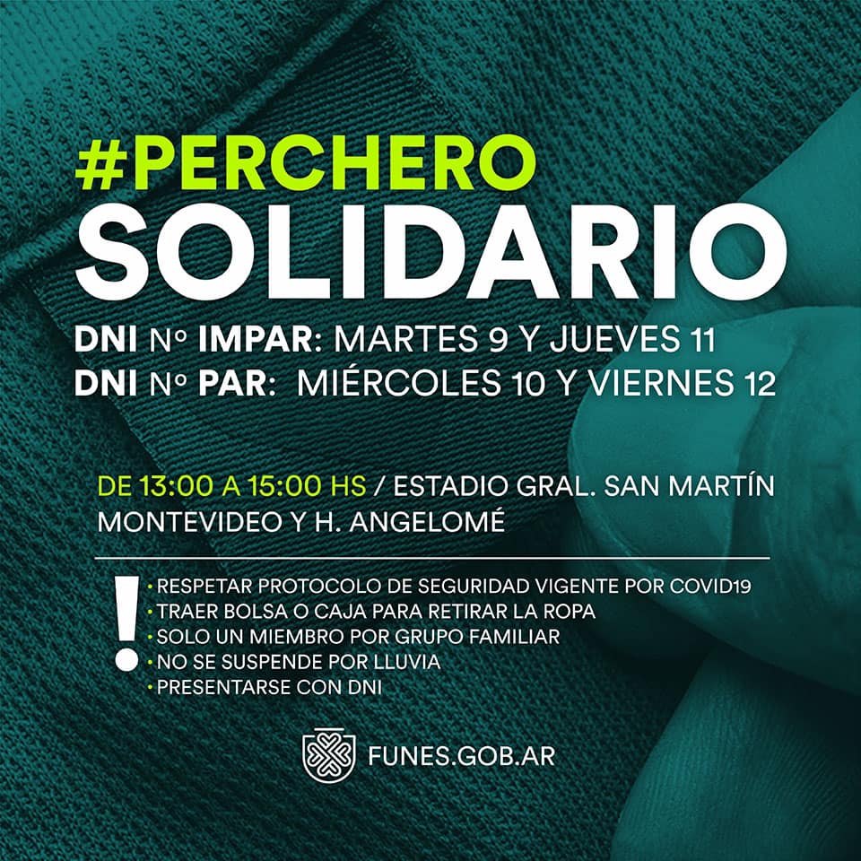 "Perchero solidario"