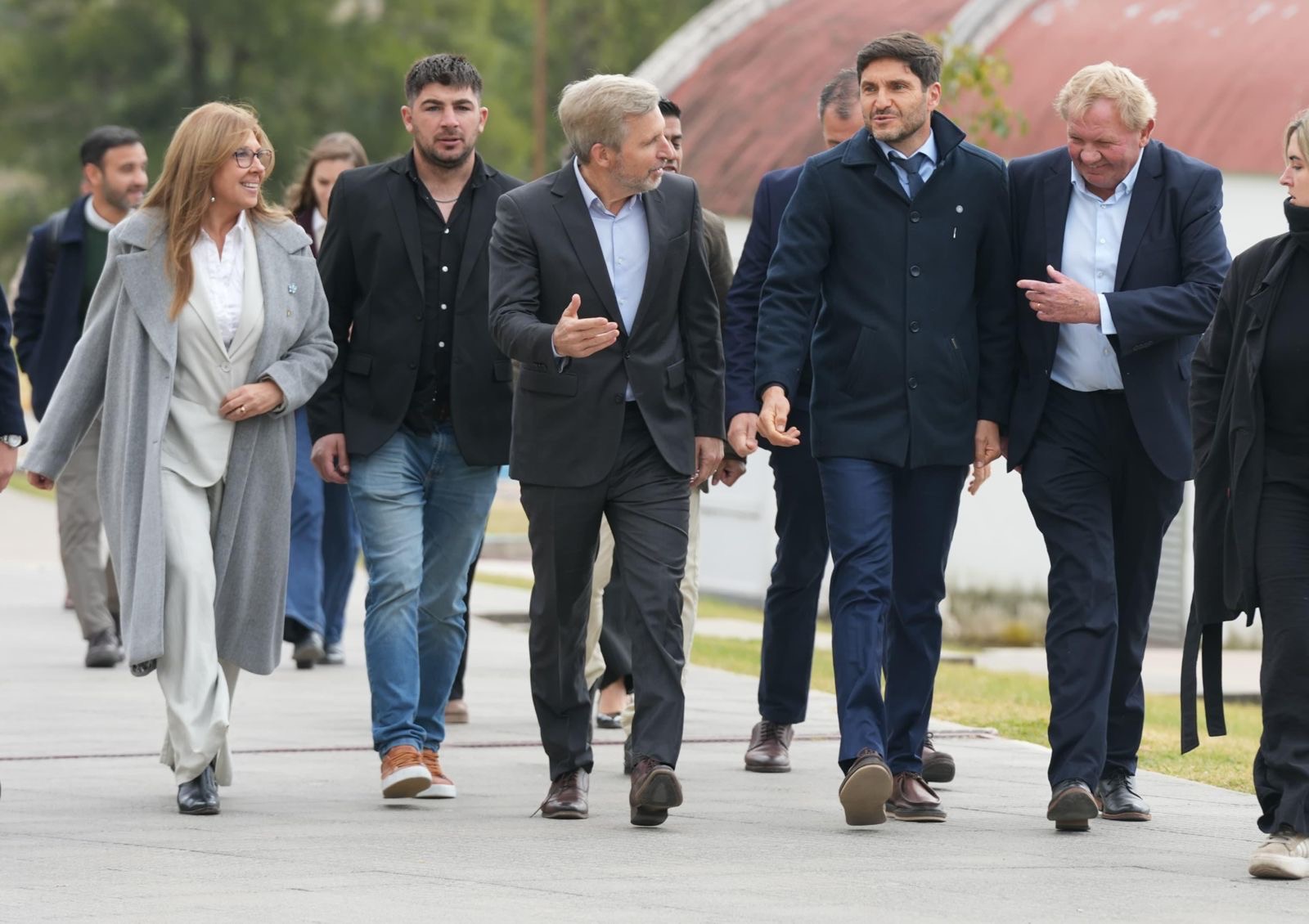 Pullaro y Frigerio recorren la UAP en el acto de hermanamiento