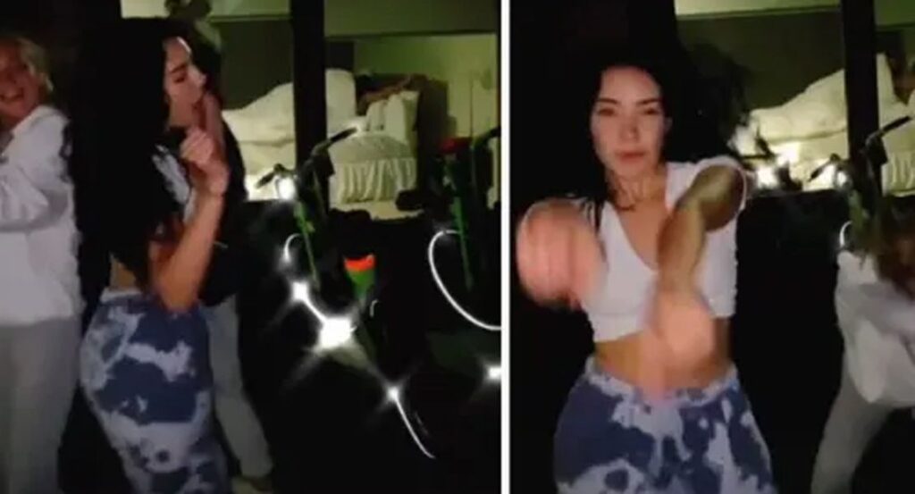 Quisieron hacer un video de TikTok y terminaron grabando a una pareja teniendo sexo
