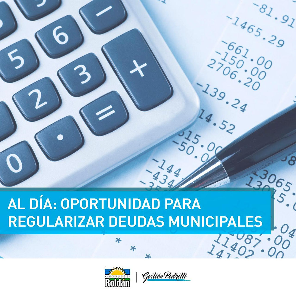 regularización deudas municipales importantes
