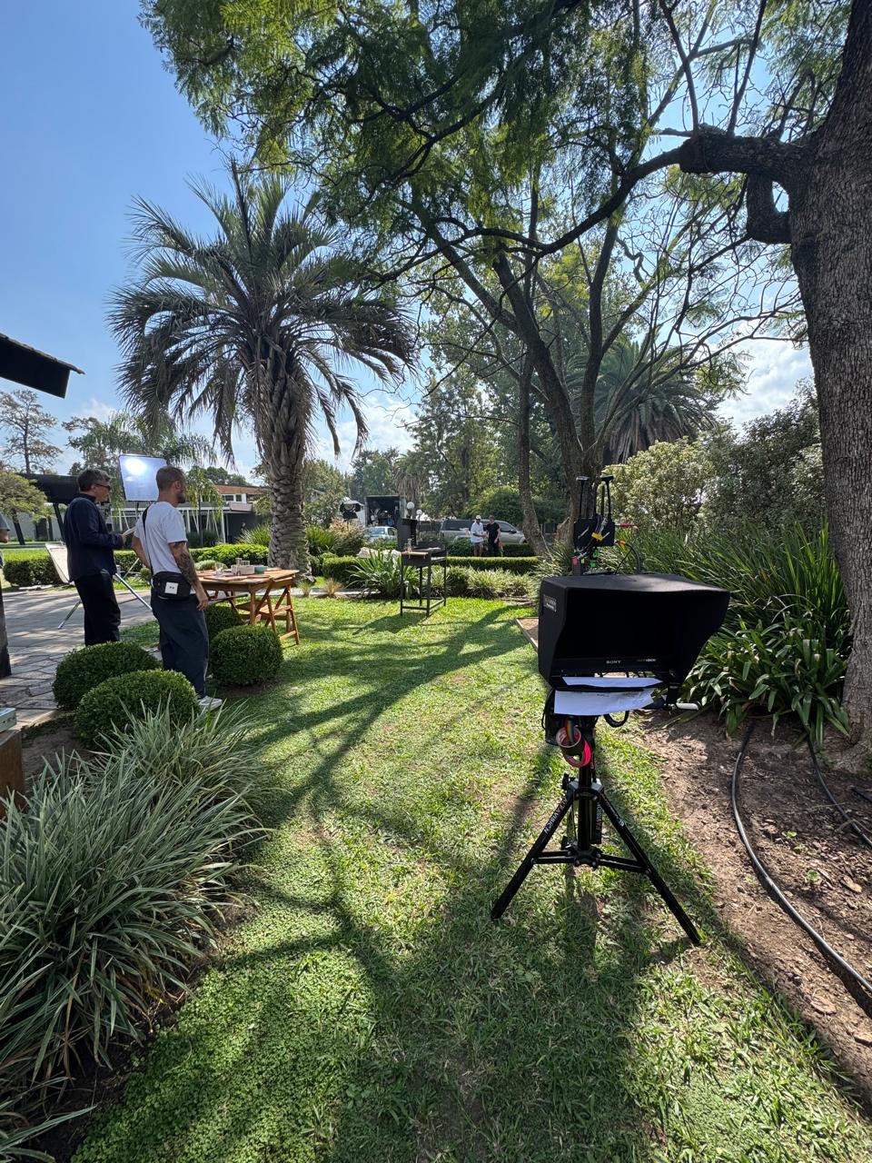 Equipo de filmación del spot de Quilmes en Funes