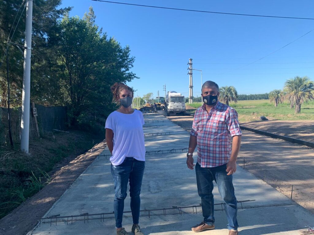 #Roldán: pavimentación de la calle Ibarlucea