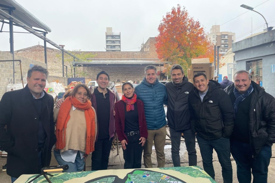 Funcionarios municipales Rosario donaciones personas situación de calle