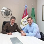 Roly Santacroce recibió en Funes a Fernando Banderet, intendente de Añelo