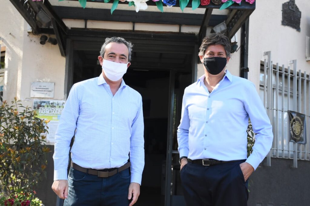 Santacroce recibió a Pablo Javkin en Funes