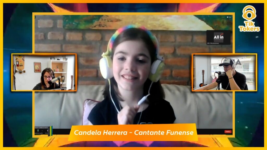 #TalentosFunes: conocé a Candela Herrera, la cantante de 10 años reconocida por Cris Morena
