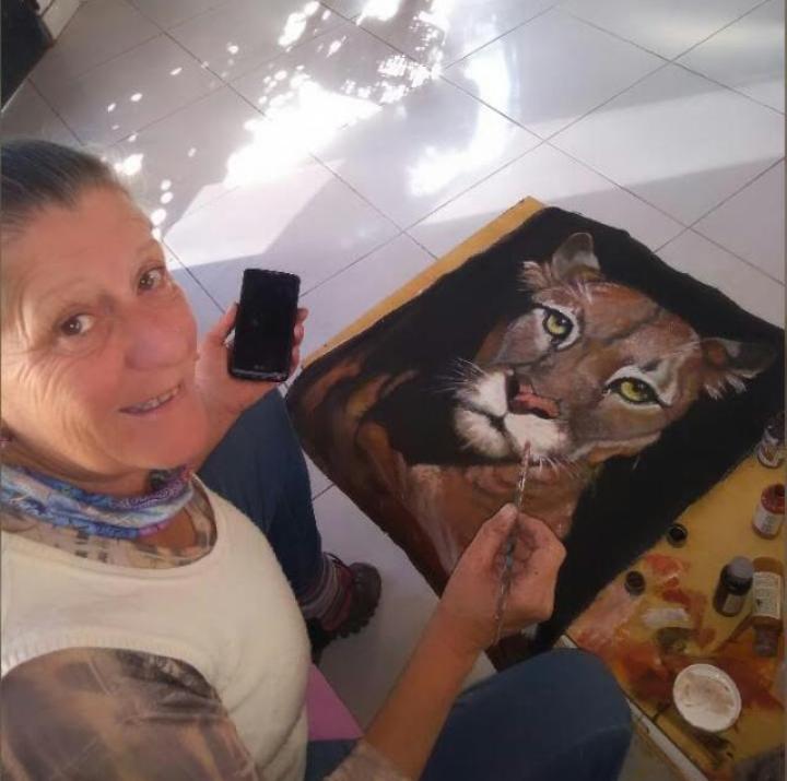 #TalentosFunes: Liliana Matias trasformó el aislamiento en una inspiracion artistica